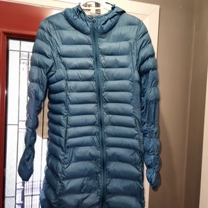 Woman's teal winter jacket